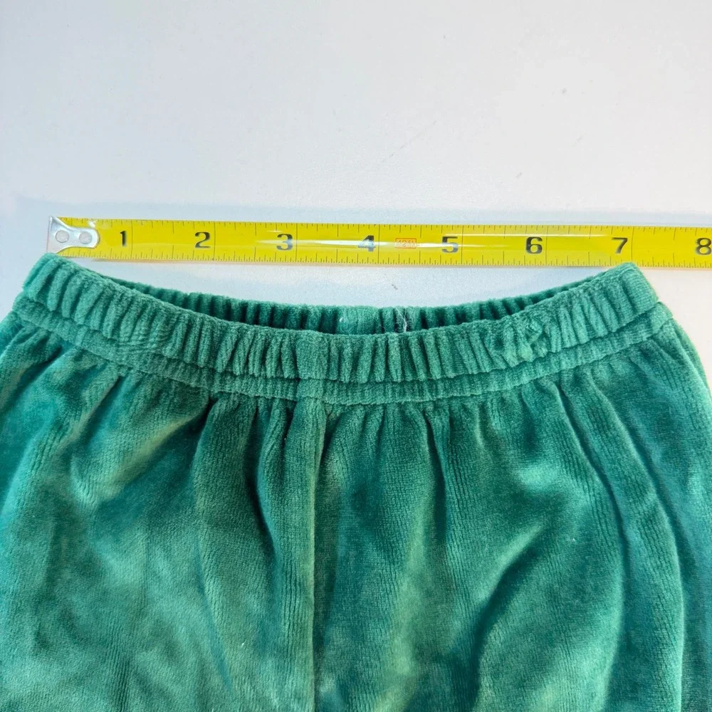 Baby Rageous Pant Set Infant 6 Month Green My 1st Christmas Velour Footed Outfit